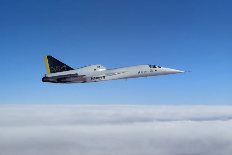 Supersonic jets are making a comeback – but despite the hype, don’t expect to book yet