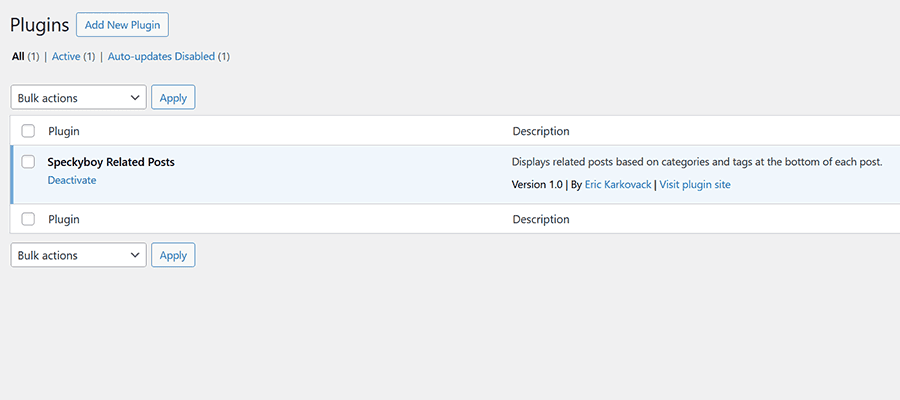 We activated our related posts plugin with no issues.