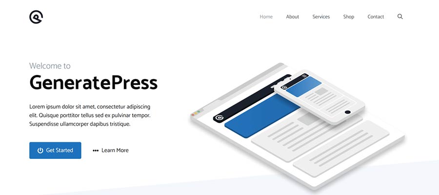 GeneratePress WordPress Starter Theme