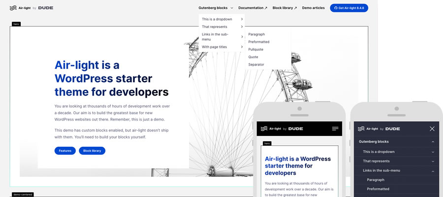 Air - WordPress Starter Theme