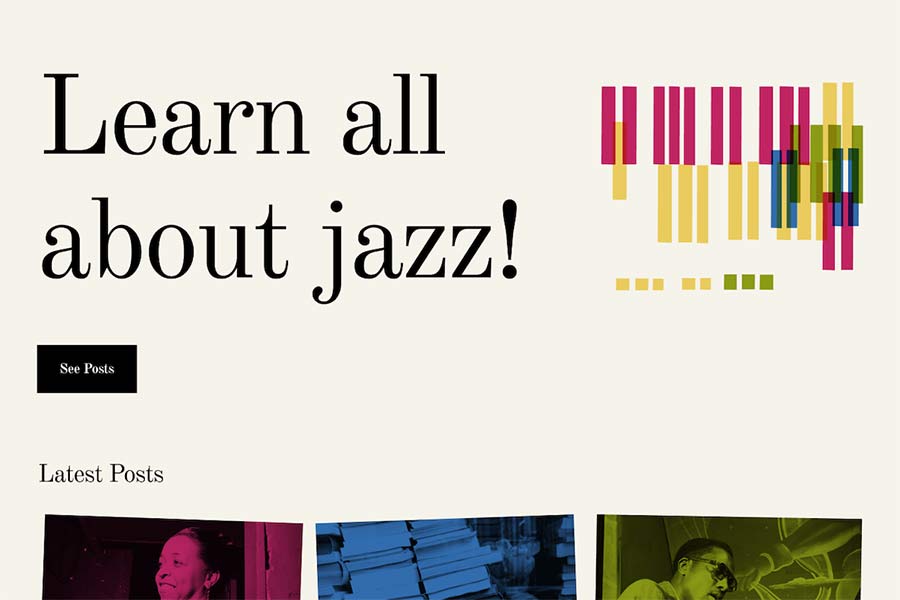 Blue Note WordPress Theme