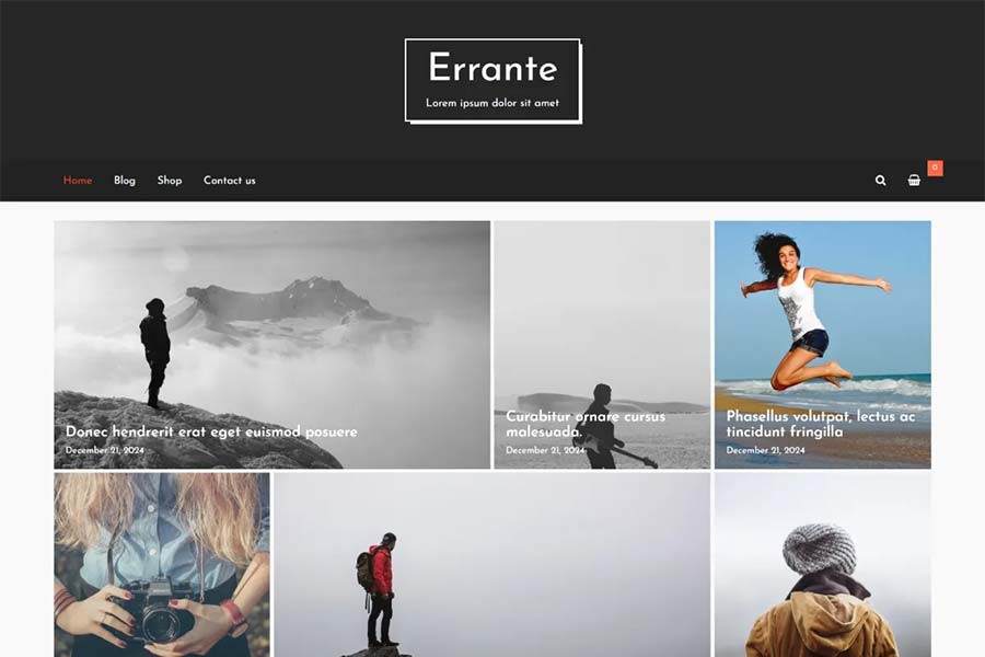 Errante WordPress Theme