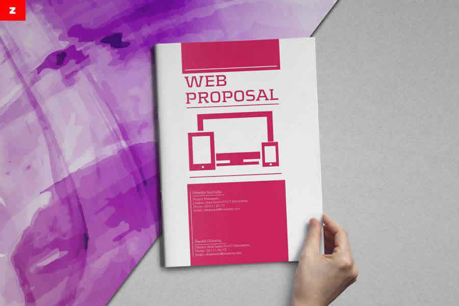 proposal print business template format