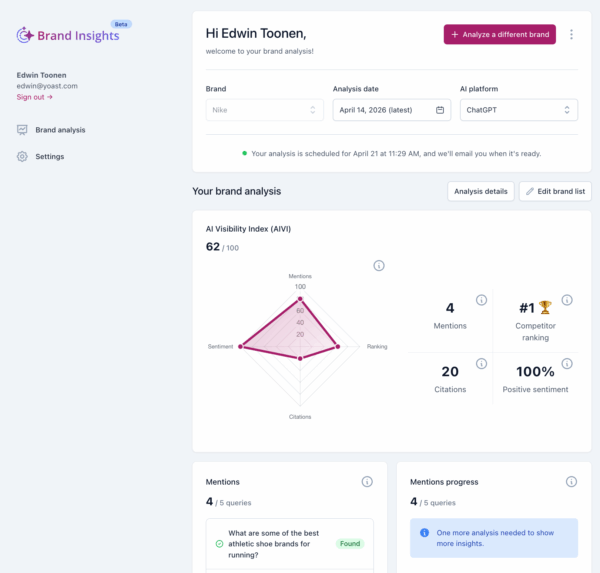 5 ways to improve your AI brand visibility (Using Yoast AI Brand Insights)