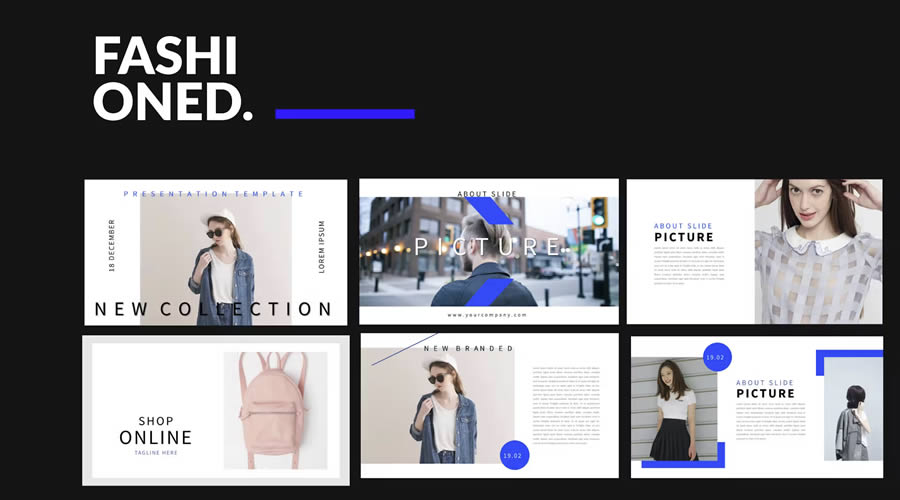 Fashion Stylist PowerPoint Template PPT